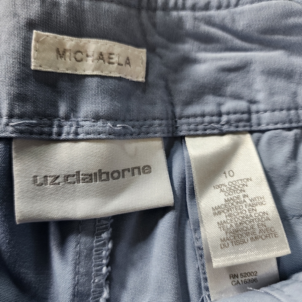 Liz Claiborne Michaela Cropped Pants Sz 10 NWT - Picture 4 of 6